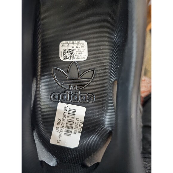 Adidas Adifom Supernova Black Men's Size 11 Style IF3915 NIB - Picture 6 of 9